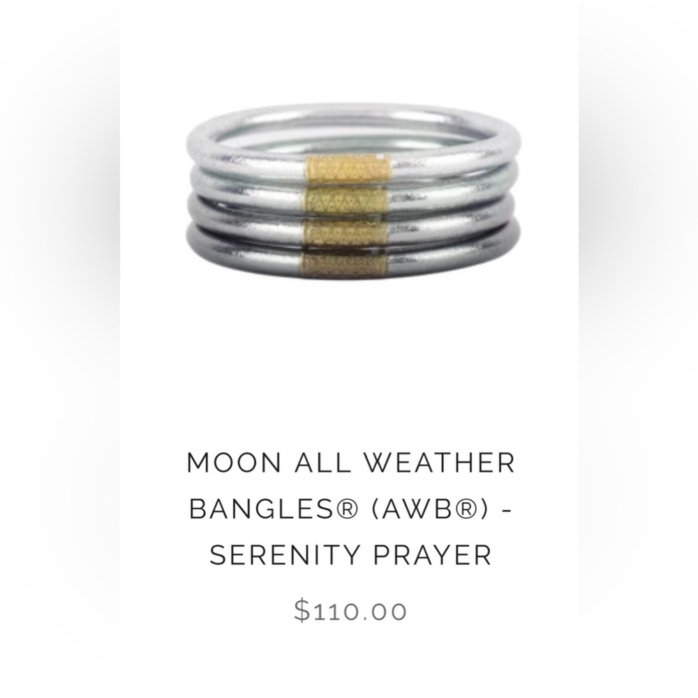 Budhagirl Moon all weather bangles
